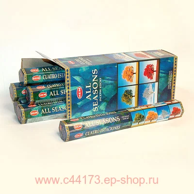 Благовоние «ВРЕМЕНА ГОДА» (Hem ALL SEASONS incense sticks).
