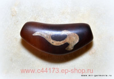 Бусина дзи Рюи (жезл Жуи) карьерный рост и процветание, на шею