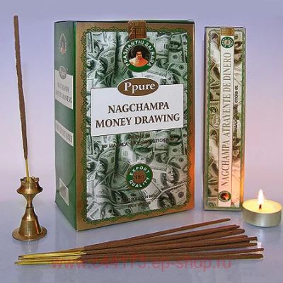 Благовония Ppure Привлечение Денег Money Drawing Premium Masala Incense Sticks
