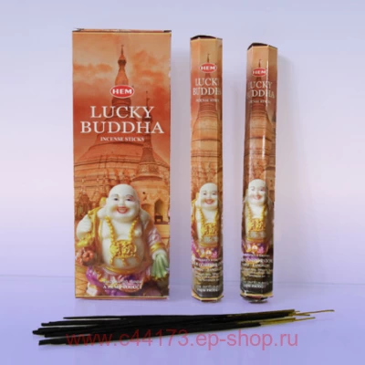 Благовоние «Счастливый Будда» ( HEM LUCKY BUDDHA incense sticks).