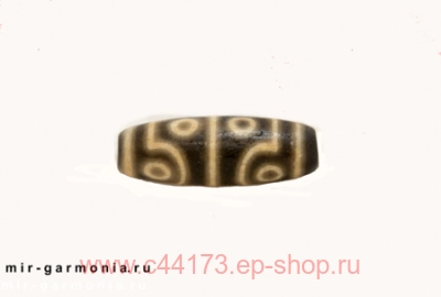 Бусина дзи 8 глаз агат 4 см