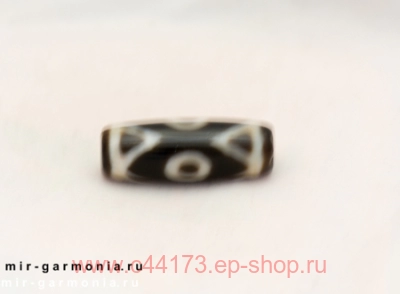 Бусина дзи 3 глаза агат 3,8 см