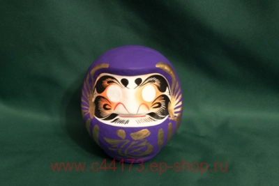 Дарума фиолетовый стандарт 9x12 см Япония