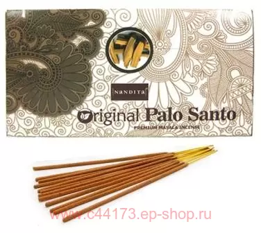Благовония Nandita Дерево Пало Санто Organic Palo Santo Premium Masala Incense 15gm