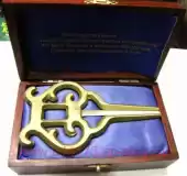 Варган литой ЦВЕТОК L-11cm в футляре