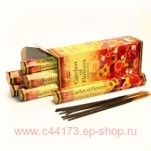 Благовоние «Цветочный САД» (Hem Garden of Flowers Incense sticks).