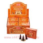     л (Hem Precious Amber incense cones).