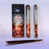    (HemHexa EVENING for TWO incense sticks).