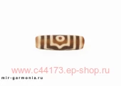 Бусина дзи 3 глаза агат 3,5см