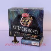    û (Hem Attracts money incense cones).