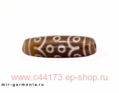 Бусина дзи 15 глаз агат 5 см