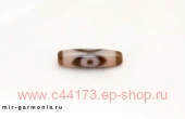 Бусина дзи 3 глаза агат 3,8 см