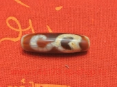 Бусина дзи лотос 3,8 см агат