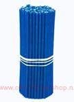 Свечи восковые синие 1кг (150 штук) № 60 (L=205mm/ d=6,6mm)