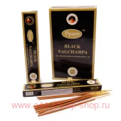 Благовония Ppure Чампа Черная Black Nagchampa Masala Incense Sticks