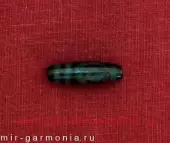 Бусина дзи 2 глаза агатовая яшма 3,8 см