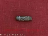 Бусина дзи 1 глаз агатовая яшма 4 см