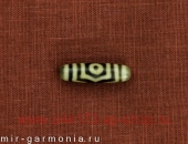 Бусина дзи 3 глаза агат 3,8 см