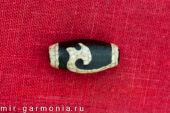 Бусина дзи Тара агат слоновая кость императорский3 см