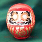 Дарума красный стандарт 9x12 см Япония